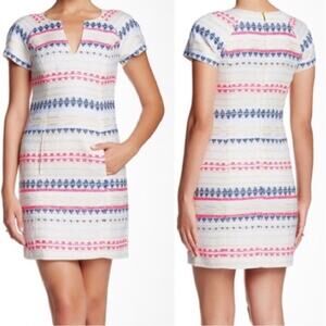 NEW! Trina Turk Angela Sheath Dress Woven Cap Sleeve - 8